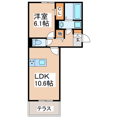 ef三番館の物件間取画像